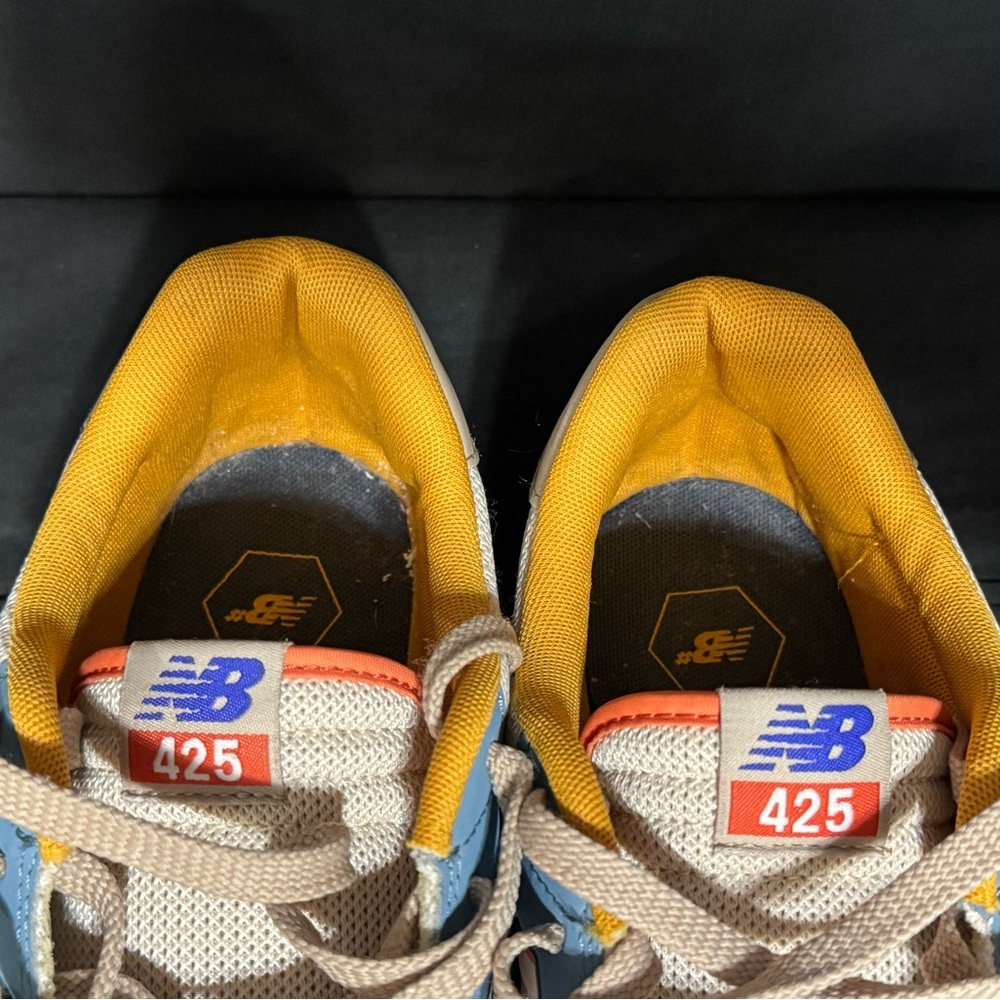 New Balance Men's Blue and Orange Sneakers - Picture 7 of 8